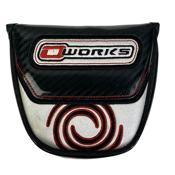 Odyssey O Works Mallet Putter Headcover Golf Head Cover Black - Picture 3 of 5